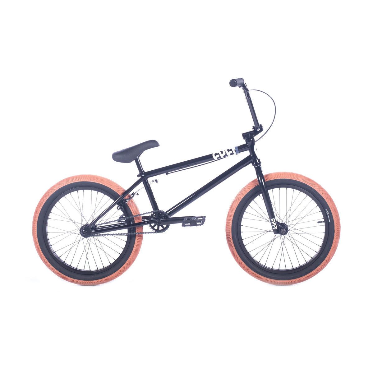 Cult Gateway 20.5″ Complete BMX Bike - Black/Gum Tires Cult Gateway 20.5″ Complete BMX Bike - Black/Gum Tires