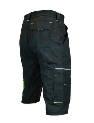 DK Gravel Shorts I 1/2 Pants Long MTB Baggy Shorts with 7 Pockets, Side Vents - Urban Cycling Apparel