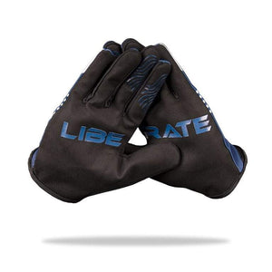 "LIBERATE" MTB Gloves - 4-way stretch, phone swipe, snarky graphics - Urban Cycling Apparel