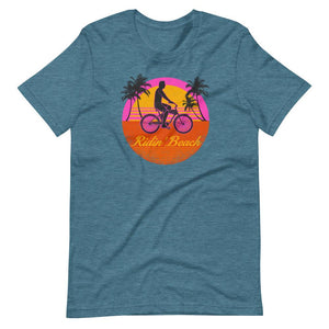 Ridin Beach California Cycling T-Shirt - Urban Cycling Apparel