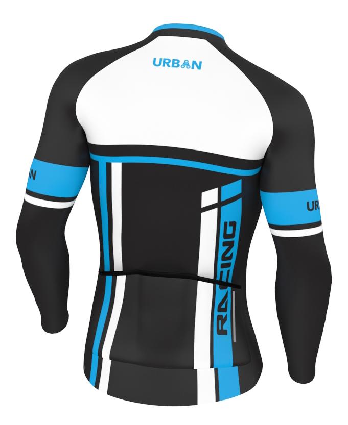 Mens Cycling Long Sleeve Jersey Thermal Super Roubaix Bike Jacket Winter Top - Foto 2