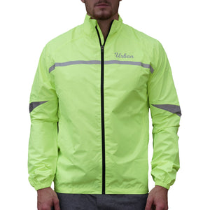 Urban Windproof & Waterproof Commuters Men's Cycling Jacket - Yellow - Urban Cycling Apparel