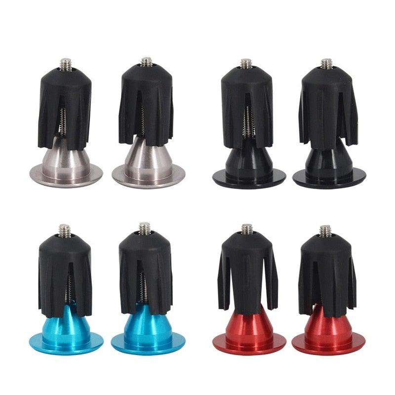 1 Pair Mountain Bike Grip Handle Bar End Cap Aluminium Alloy Handlebar Grips Plugs Caps For Bicycle Handlebar Bar End Plugs Bike Handlebar Caps End Plugs For Most Bicycles Road Bike Mountain Bike - UrbanCycling.com