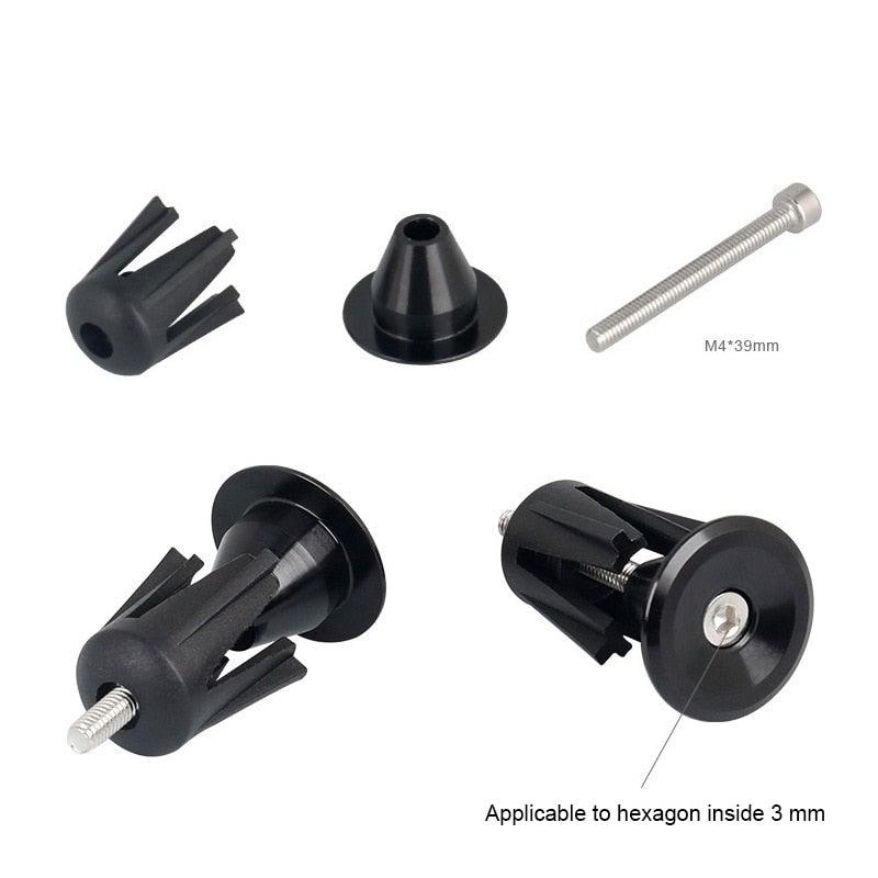 1 Pair Mountain Bike Grip Handle Bar End Cap Aluminium Alloy Handlebar Grips Plugs Caps For Bicycle Handlebar Bar End Plugs Bike Handlebar Caps End Plugs For Most Bicycles Road Bike Mountain Bike - UrbanCycling.com