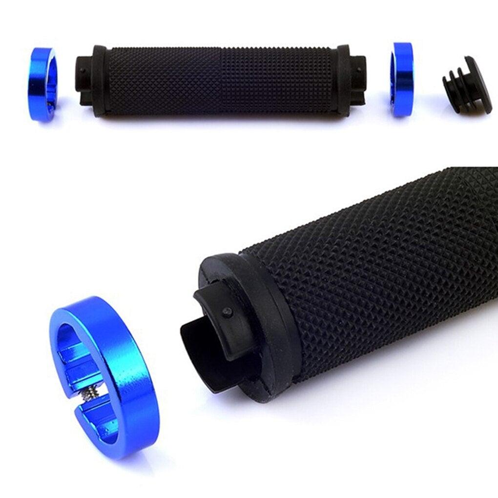 1 pair Road Cycling Handlebar Grips Anti - Skid Rubber Bicycle Grips Mountain Bike Lock On Bicycle Handlebars End Grips Handle Grip With Aluminum Lock Bike Grip For Scooter Cruiser Tricycle Wheel Chair Mountain Road Urban Foldable Bike - UrbanCycling.com