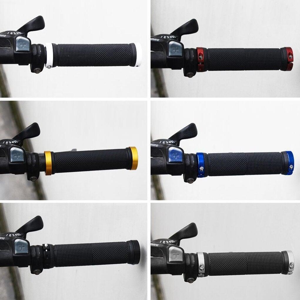 1 pair Road Cycling Handlebar Grips Anti - Skid Rubber Bicycle Grips Mountain Bike Lock On Bicycle Handlebars End Grips Handle Grip With Aluminum Lock Bike Grip For Scooter Cruiser Tricycle Wheel Chair Mountain Road Urban Foldable Bike - UrbanCycling.com