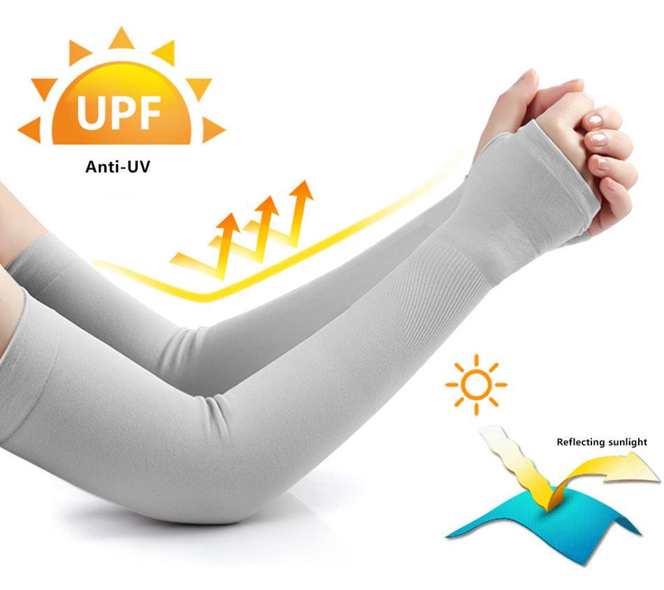 1 Pairs Arm Sleeves Warmers Sports Sleeve Sun UV Protection Hand Cover Cooling Warmer Running Fishing Cycling Sunscreen Sun Protection Arm Sleeves For Men Women Arm Cover For Cycling Outdoor Sports - UrbanCycling.com