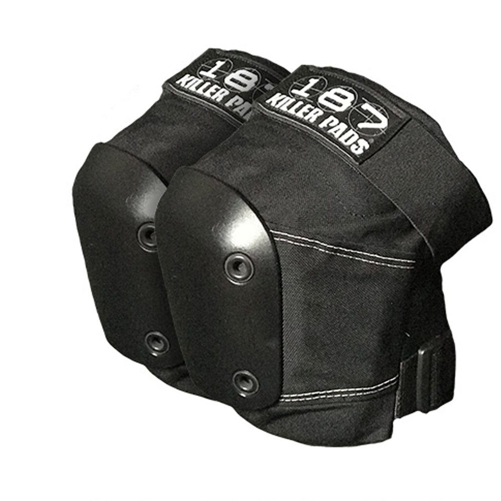 187 Killer Pads Slim Knee Pads - Black/Black - UrbanCycling.com