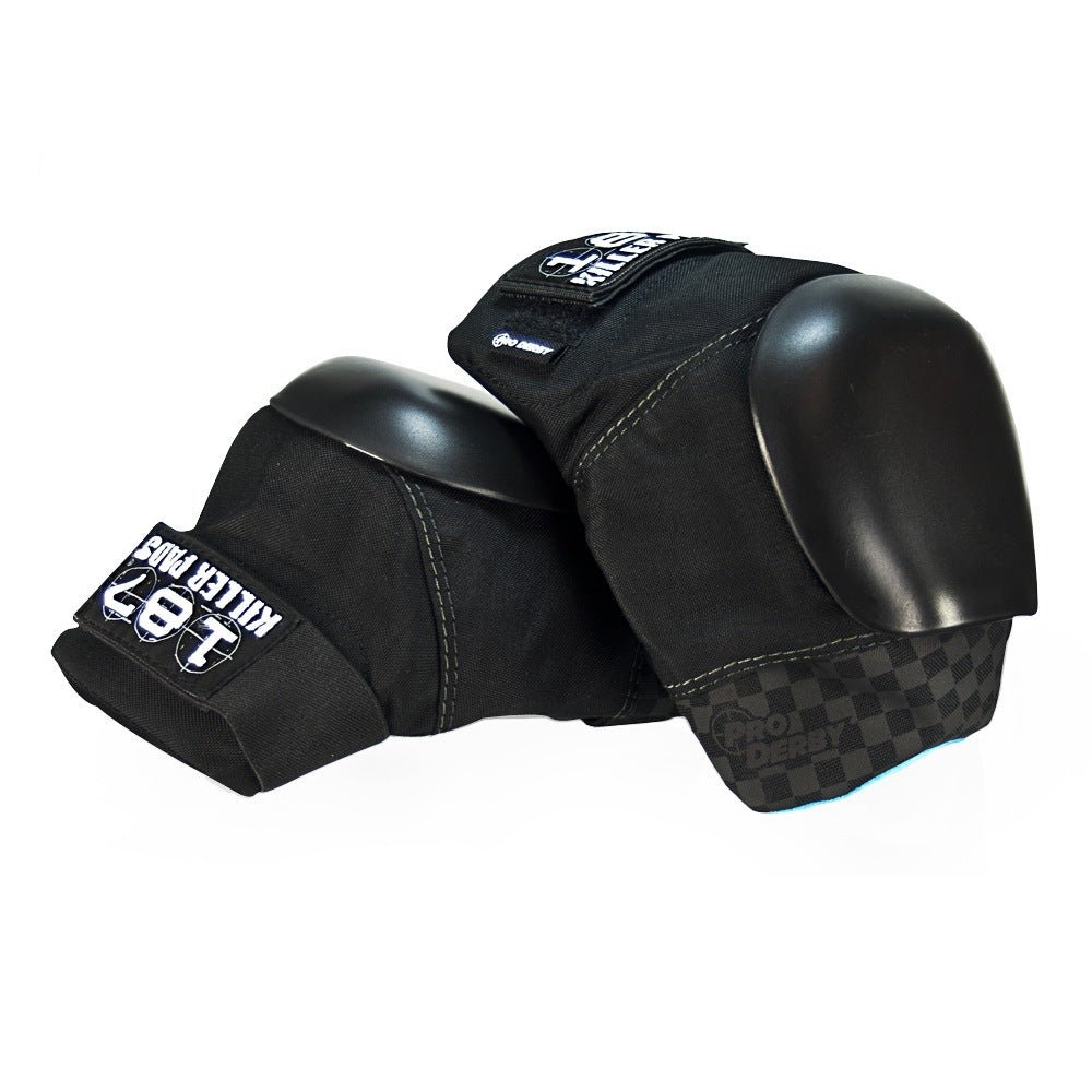 187 Pro Derby Knee Pads - Black/Black - UrbanCycling.com