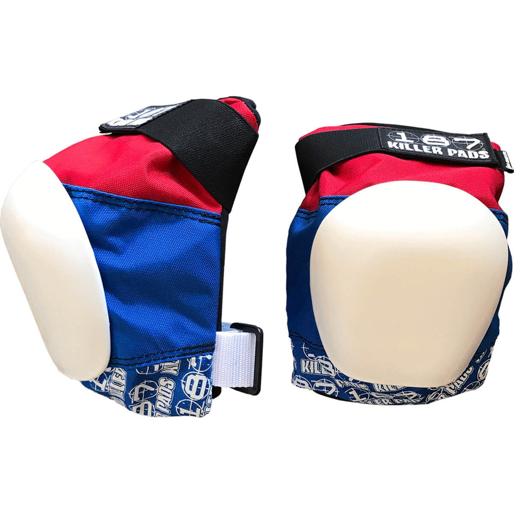 187 Pro Knee Pads - Red/White/Blue - UrbanCycling.com