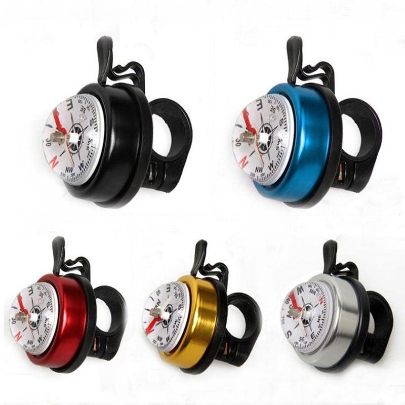 1PC Bicycle Bell Bike Compass Bicycle Bells Mountain Bike Handlebar Compass Ring Aluminum Cycling Bicycle Accessories Bike Horn Bicycle Bell Aluminum Alloy Ring Bell Horn Sound Alarm Mountain Bike Bell Compass Bell Riding Equipment Accessories - UrbanCycling.com