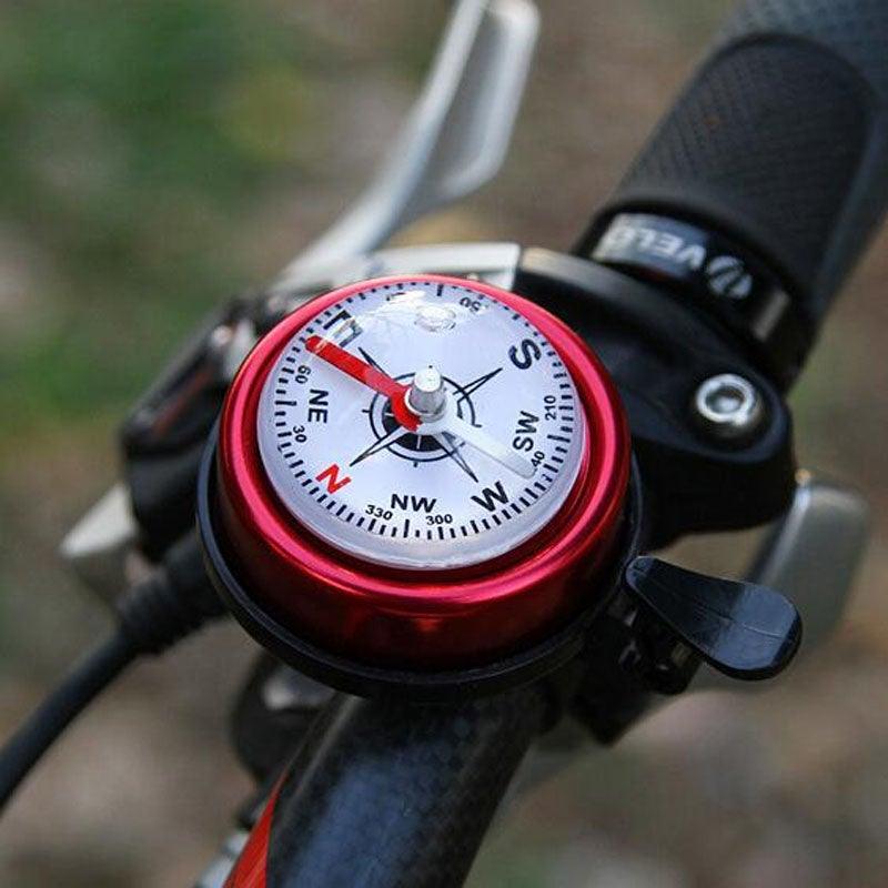1PC Bicycle Bell Bike Compass Bicycle Bells Mountain Bike Handlebar Compass Ring Aluminum Cycling Bicycle Accessories Bike Horn Bicycle Bell Aluminum Alloy Ring Bell Horn Sound Alarm Mountain Bike Bell Compass Bell Riding Equipment Accessories - UrbanCycling.com