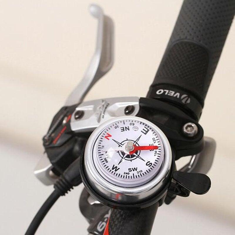 1PC Bicycle Bell Bike Compass Bicycle Bells Mountain Bike Handlebar Compass Ring Aluminum Cycling Bicycle Accessories Bike Horn Bicycle Bell Aluminum Alloy Ring Bell Horn Sound Alarm Mountain Bike Bell Compass Bell Riding Equipment Accessories - UrbanCycling.com