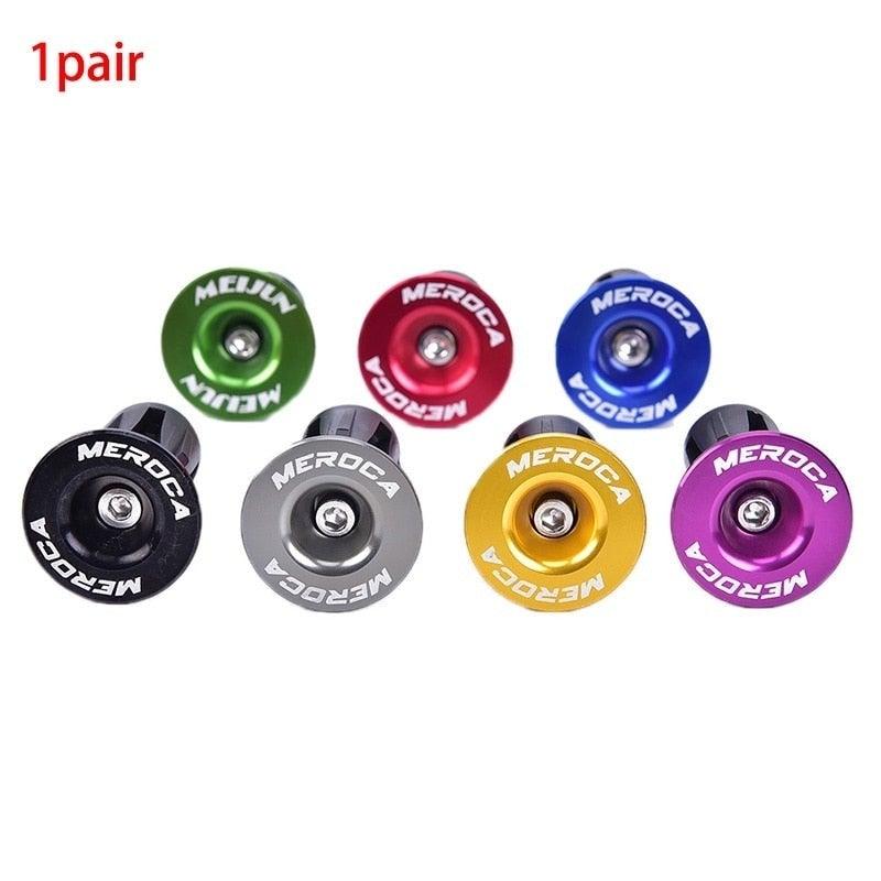 2Pcs Bike Lightweight Bar End Plugs Aluminum Road Bicycle Grip Anti - Slip Handlebar Caps Bike Bar End Plugs Bike Handlebar Caps Handlebar End Plugs For Most Bicycles Road Bike Mountain Bike - UrbanCycling.com