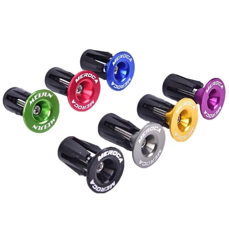 2Pcs Bike Lightweight Bar End Plugs Aluminum Road Bicycle Grip Anti - Slip Handlebar Caps Bike Bar End Plugs Bike Handlebar Caps Handlebar End Plugs For Most Bicycles Road Bike Mountain Bike - UrbanCycling.com