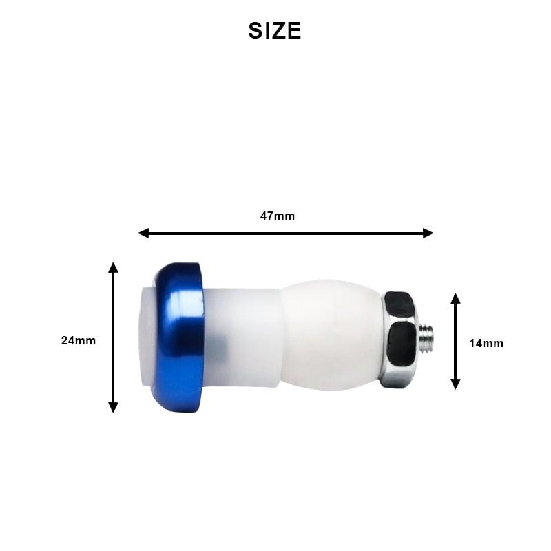 2PCS Lightweight Bike Handlebar Light LED Bicycle Light Turn Signal Cycling Handle Bar End Plug Safty Warning Indicator Lamps Handlebar Grips Safety 2 Modes Handle Bar End Mini Plug LED Lamp - UrbanCycling.com