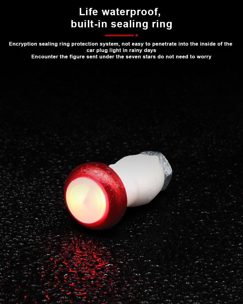 2PCS Lightweight Bike Handlebar Light LED Bicycle Light Turn Signal Cycling Handle Bar End Plug Safty Warning Indicator Lamps Handlebar Grips Safety 2 Modes Handle Bar End Mini Plug LED Lamp - UrbanCycling.com