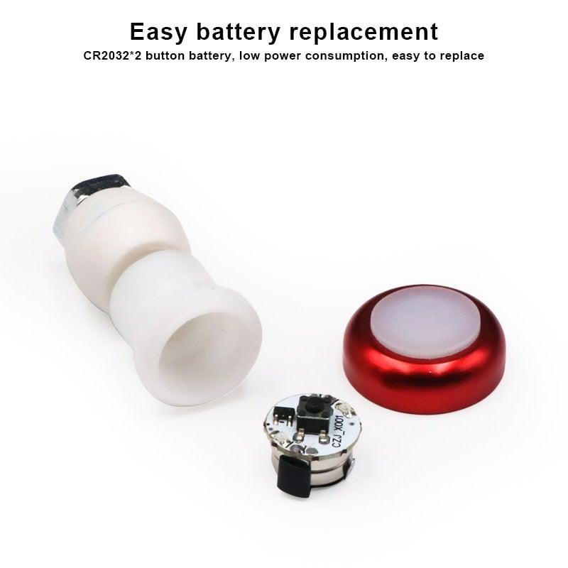 2PCS Lightweight Bike Handlebar Light LED Bicycle Light Turn Signal Cycling Handle Bar End Plug Safty Warning Indicator Lamps Handlebar Grips Safety 2 Modes Handle Bar End Mini Plug LED Lamp - UrbanCycling.com