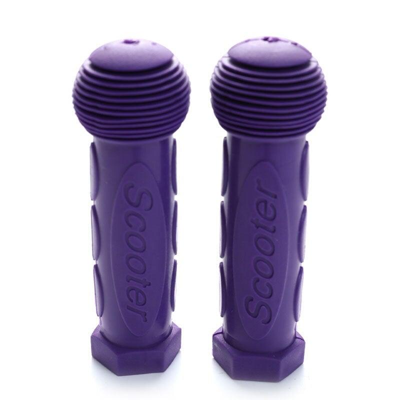 2Pcs Purple Child Children Kid Kids Bike Bicycle Tricycle Scooter Rubber Grip Handle Handlebar Grips Anti - skid Bicycle Grips For Kids Girls Boys Non - Slip Rubber Mushroom Grips - UrbanCycling.com