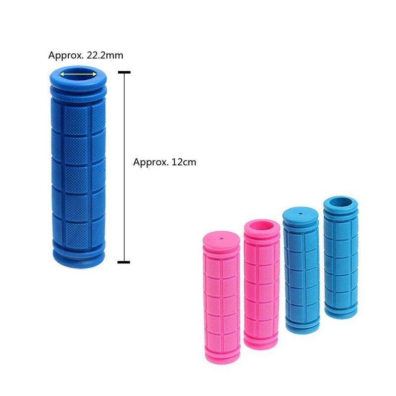 2PCS Rubber Bike Handlebar Grips Cover Mountain Bicycle Handle Anti - Skid Bicycles Bar Grips Non - Slip Rubber Bike Handle Grips For Kids Bike Scooter Mountain Road Urban Bike Tricycle Soft Handlebar - UrbanCycling.com