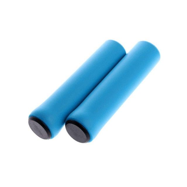 2PCS Silicone Bicycle Handlebar Grips Anti - Slip Shock - Asorbing Mountain Bike Handlebar Grip Silica Gel Super Light Anti - Skid Shock - Proof Handle Bar Locking Grips Cycling Grips - UrbanCycling.com