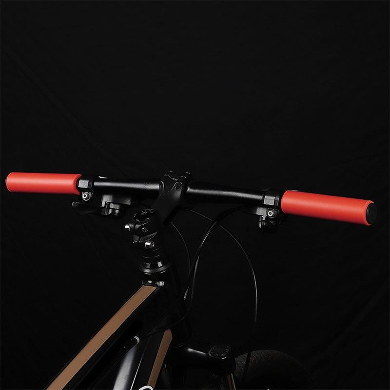 2PCS Silicone Bicycle Handlebar Grips Anti - Slip Shock - Asorbing Mountain Bike Handlebar Grip Silica Gel Super Light Anti - Skid Shock - Proof Handle Bar Locking Grips Cycling Grips - UrbanCycling.com