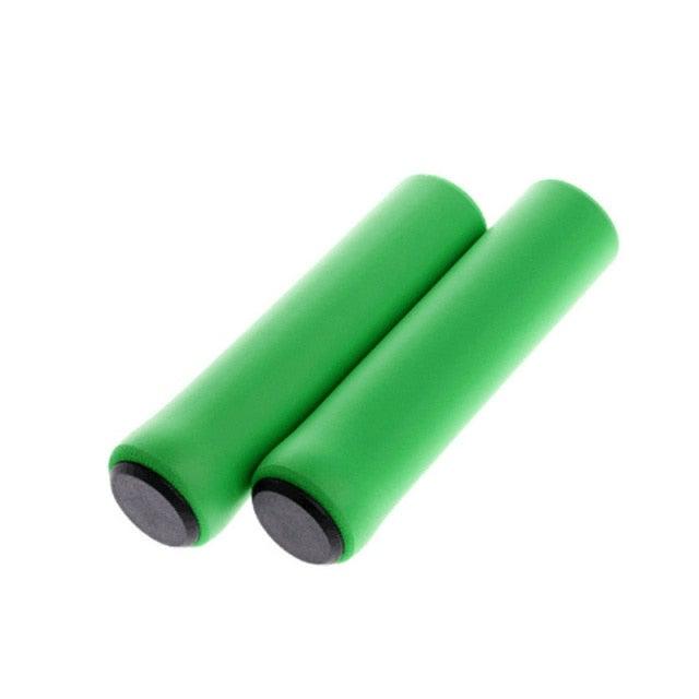 2PCS Silicone Bicycle Handlebar Grips Anti - Slip Shock - Asorbing Mountain Bike Handlebar Grip Silica Gel Super Light Anti - Skid Shock - Proof Handle Bar Locking Grips Cycling Grips - UrbanCycling.com