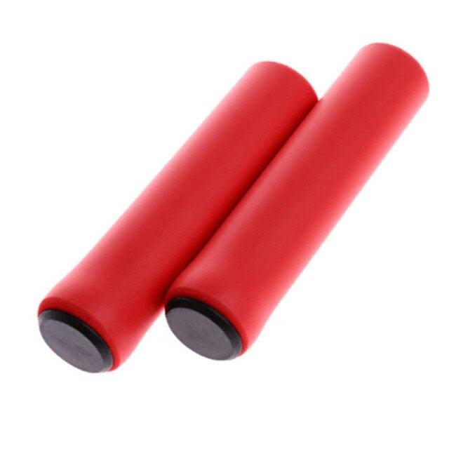 2PCS Silicone Bicycle Handlebar Grips Anti - Slip Shock - Asorbing Mountain Bike Handlebar Grip Silica Gel Super Light Anti - Skid Shock - Proof Handle Bar Locking Grips Cycling Grips - UrbanCycling.com
