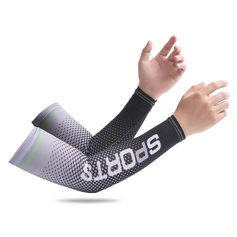 2PCS Tactical Camouflage Sports Arm Sleeve Basketball Cycling Arm Warmer Summer Running Fishing UV Sun Protection Soft Cover For Arm Tattoo Cover Up Cooling Sports Sleeve For Basketball Golf Football - UrbanCycling.com