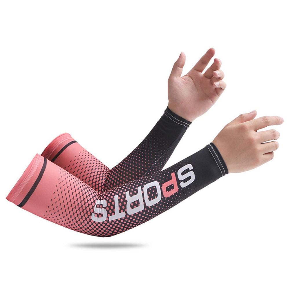 2PCS Tactical Camouflage Sports Arm Sleeve Basketball Cycling Arm Warmer Summer Running Fishing UV Sun Protection Soft Cover For Arm Tattoo Cover Up Cooling Sports Sleeve For Basketball Golf Football - UrbanCycling.com