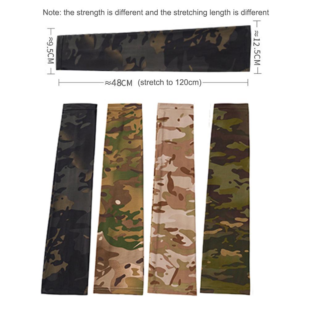 2PCS Tactical Camouflage Sports Arm Sleeve Basketball Cycling Arm Warmer Summer Running Fishing UV Sun Protection Soft Cover For Arm Tattoo Cover Up Cooling Sports Sleeve For Basketball Golf Football - UrbanCycling.com