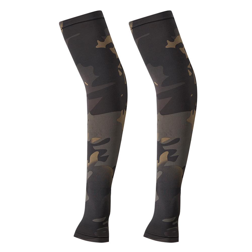 2PCS Tactical Camouflage Sports Arm Sleeve Basketball Cycling Arm Warmer Summer Running Fishing UV Sun Protection Soft Cover For Arm Tattoo Cover Up Cooling Sports Sleeve For Basketball Golf Football - UrbanCycling.com