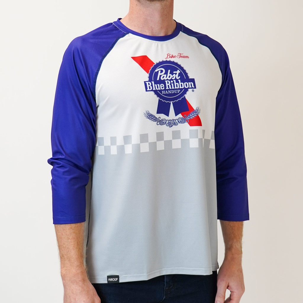 3/4 Sleeve Lite Jersey - Pabst Bike Team Checkered - UrbanCycling.com