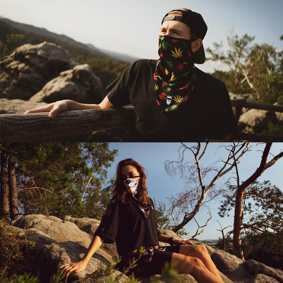 3D Punisher Army Headband Sport Half Mask Face Cover Hunting Camping Bufandas Balaclava Bicycle Outdoor Balaclava Bandana UV Biker Cover Scarf Seamless Magic Headband Camouflage Neck Gaiter Face Cover Headwear Scarf Unisex Men Women Bandanas - UrbanCycling.com