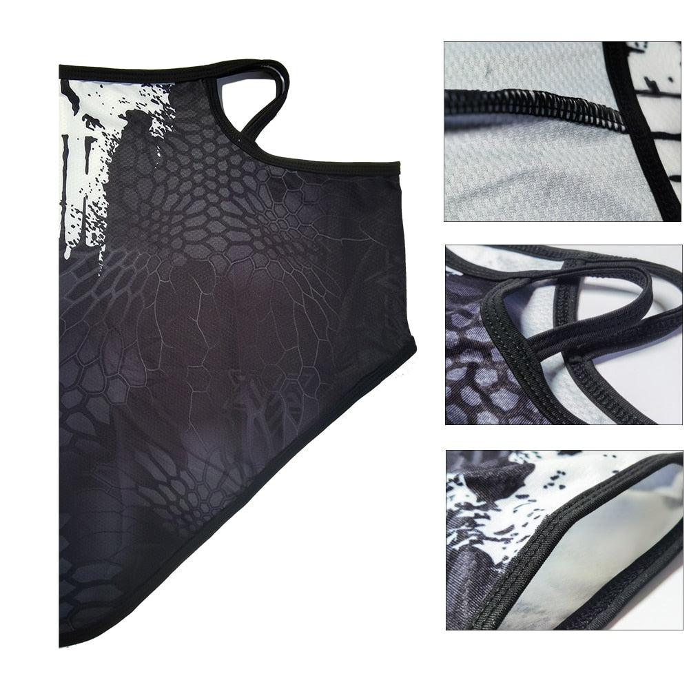 3D Punisher Army Headband Sport Half Mask Face Cover Hunting Camping Bufandas Balaclava Bicycle Outdoor Balaclava Bandana UV Biker Cover Scarf Seamless Magic Headband Camouflage Neck Gaiter Face Cover Headwear Scarf Unisex Men Women Bandanas - UrbanCycling.com