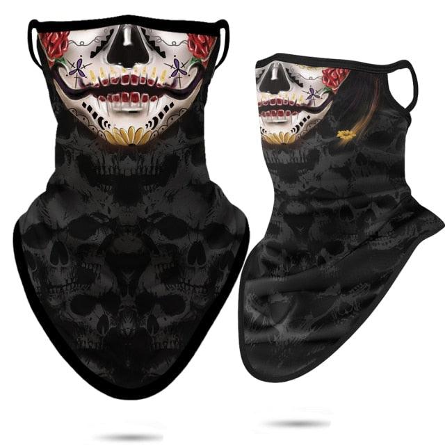 3D Punisher Army Headband Sport Half Mask Face Cover Hunting Camping Bufandas Balaclava Bicycle Outdoor Balaclava Bandana UV Biker Cover Scarf Seamless Magic Headband Camouflage Neck Gaiter Face Cover Headwear Scarf Unisex Men Women Bandanas - UrbanCycling.com