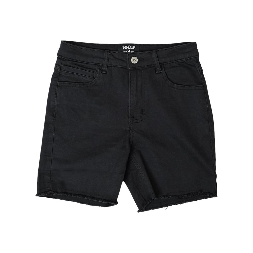 5.5" Stretch Jorts - Pure Black - UrbanCycling.com