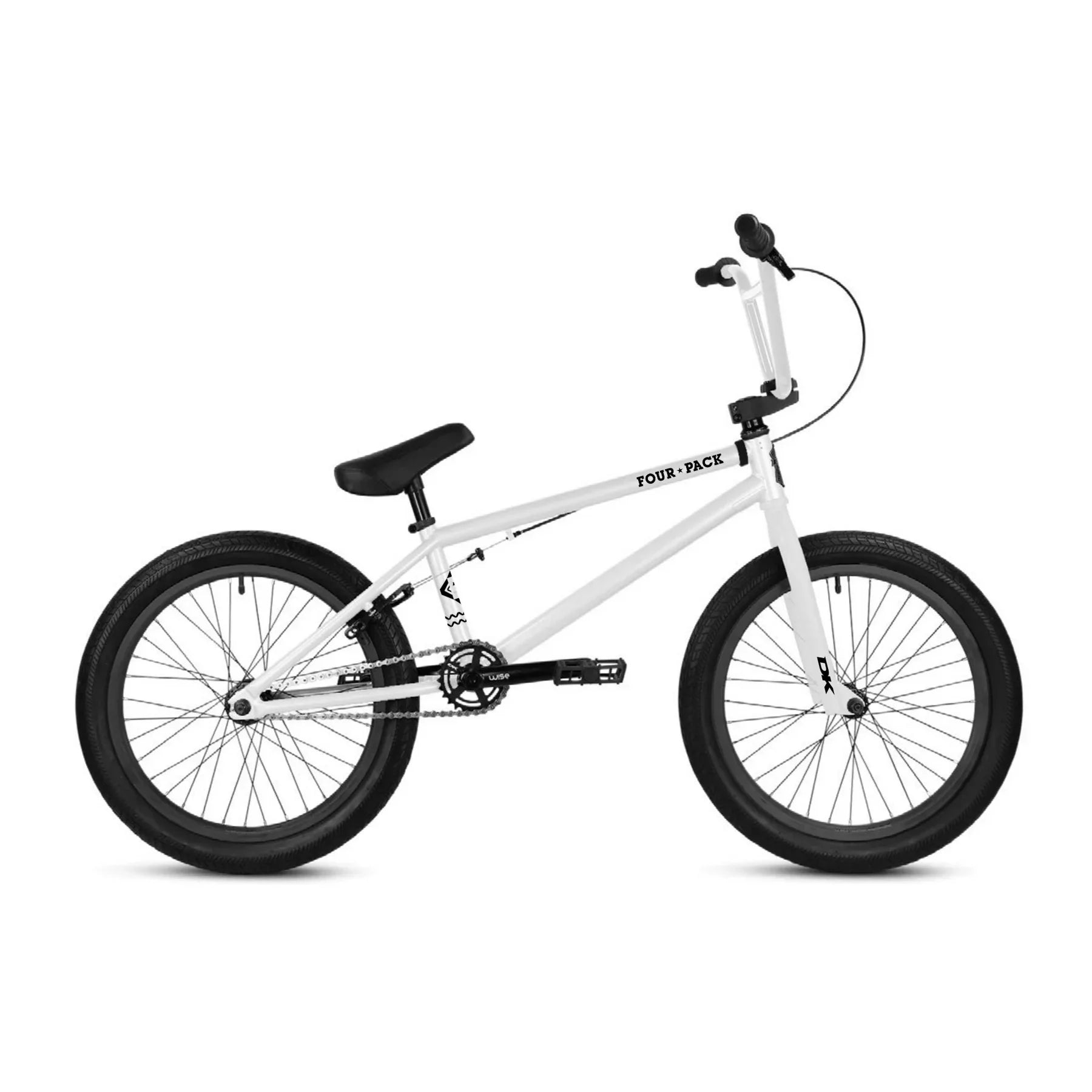 DK Four Pack 20″ Complete BMX Bike - White – UrbanCycling.com