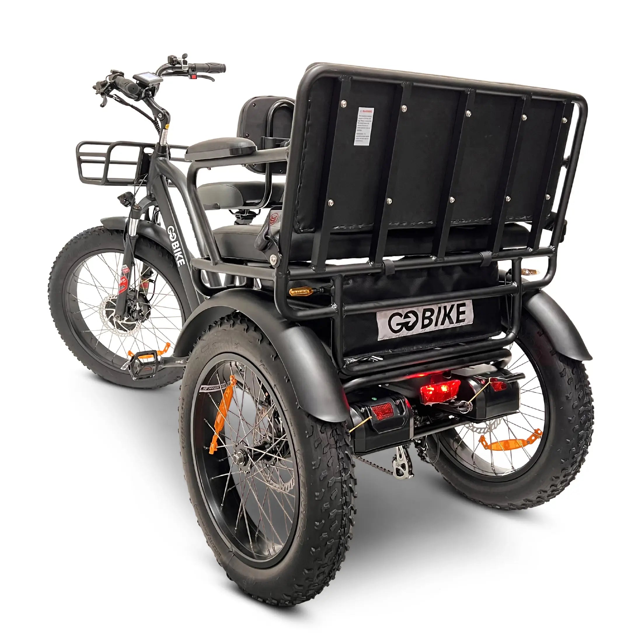 FORTE Electric Tricycle with Rear Seat – UrbanCycling.com FORTE Electric Tricycle with Rear Seat – UrbanCycling.com