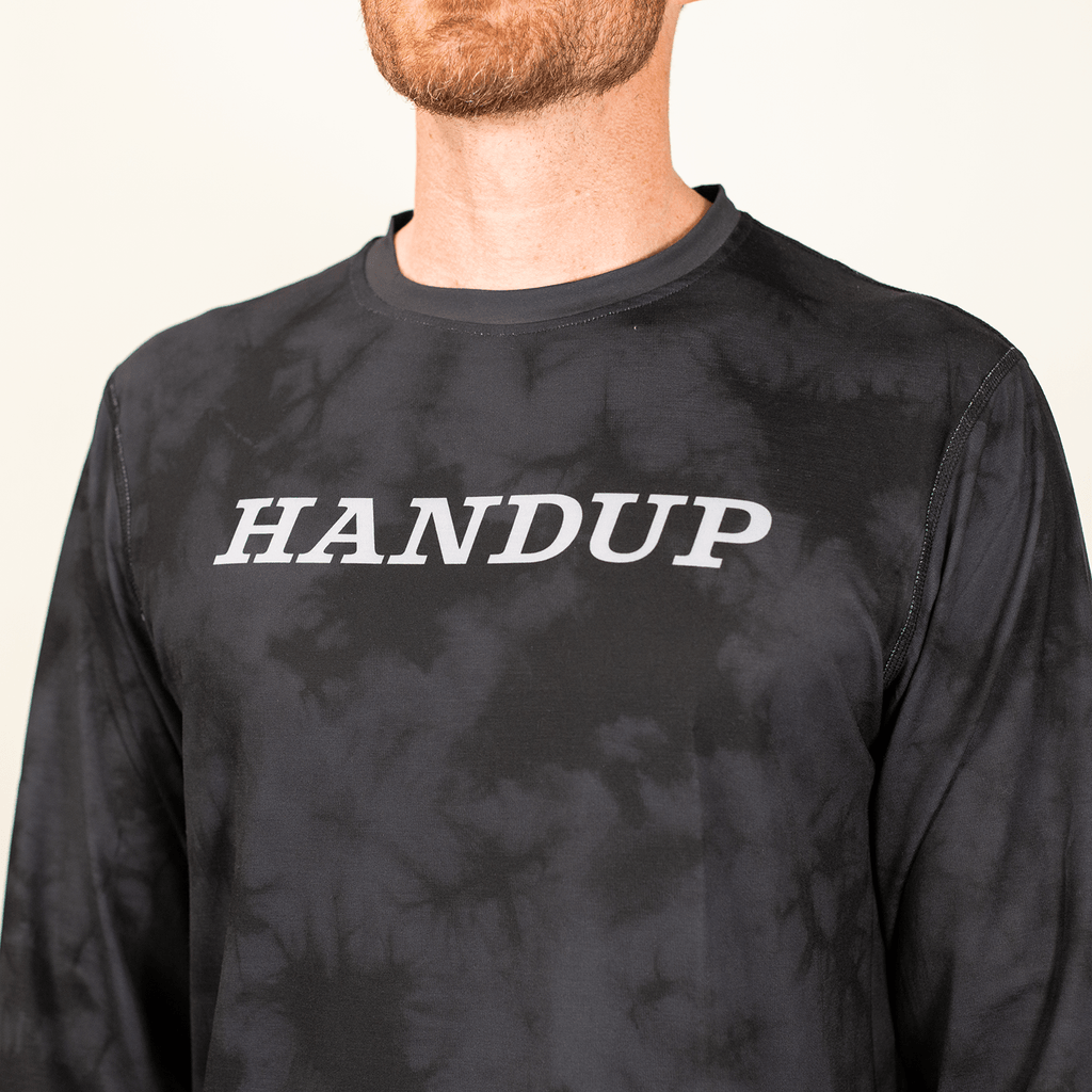 ActiviTEE Long Sleeve - Grey Acid Wash - UrbanCycling.com