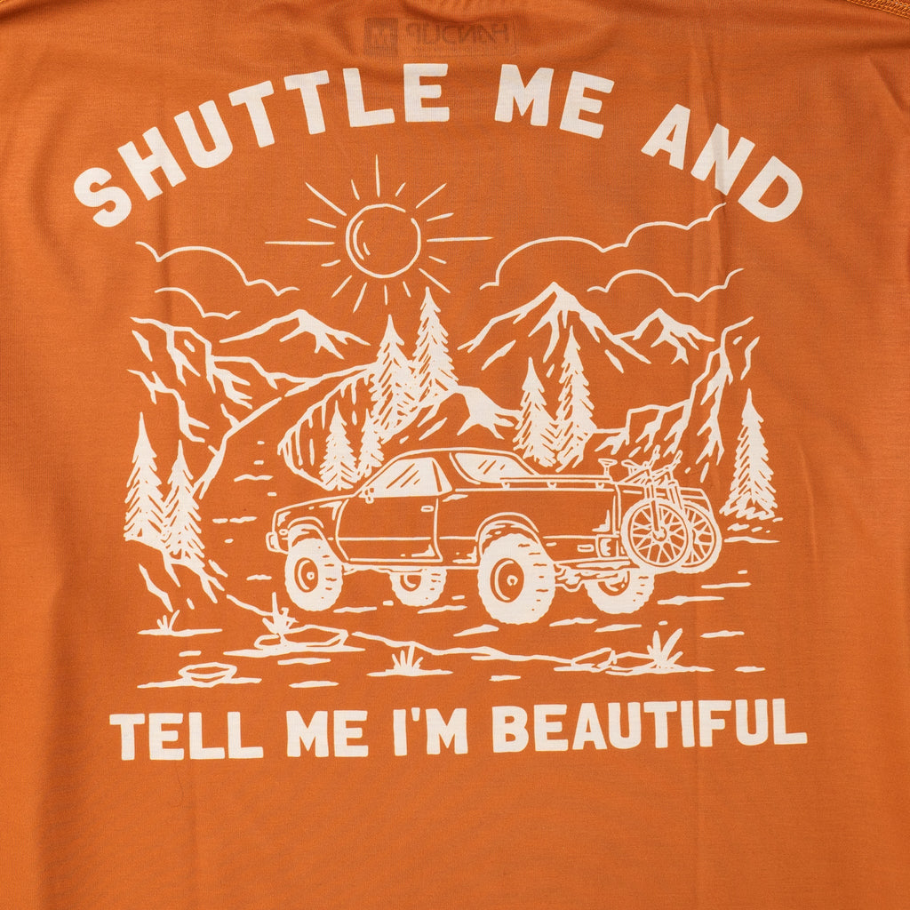 ActiviTEE - Shuttle Me Burning Orange - UrbanCycling.com