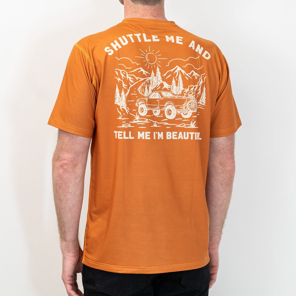 ActiviTEE - Shuttle Me Burning Orange - UrbanCycling.com