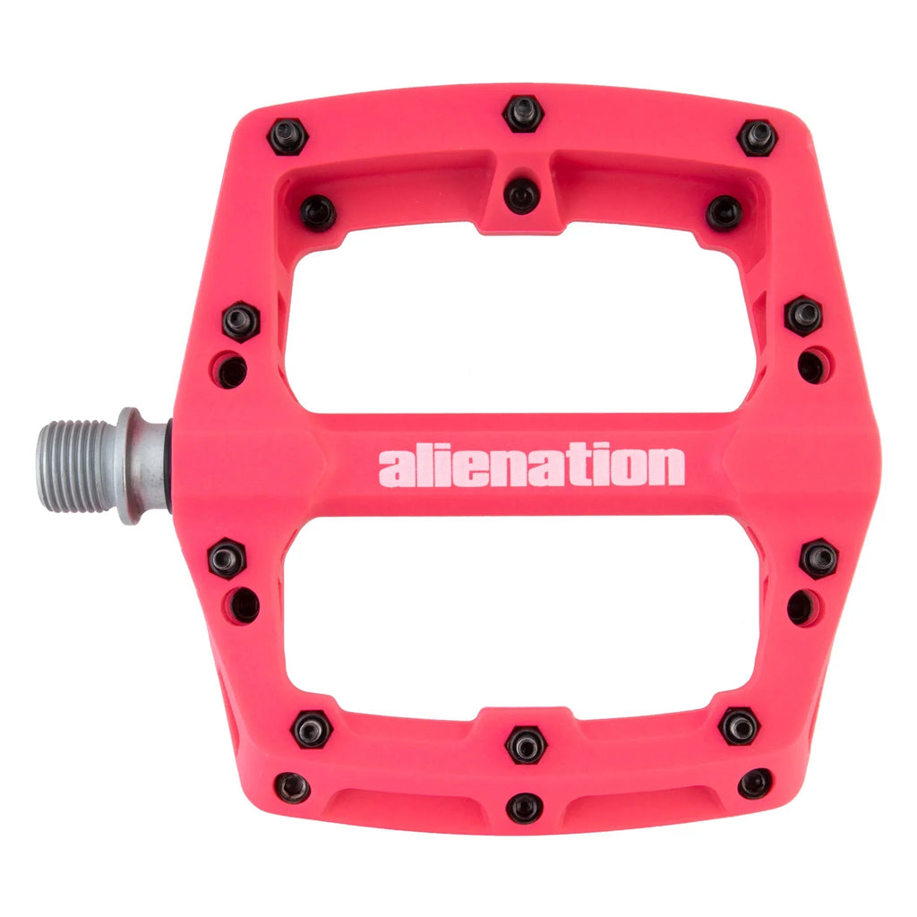 Alienation Foothold Pedals - Pink - UrbanCycling.com