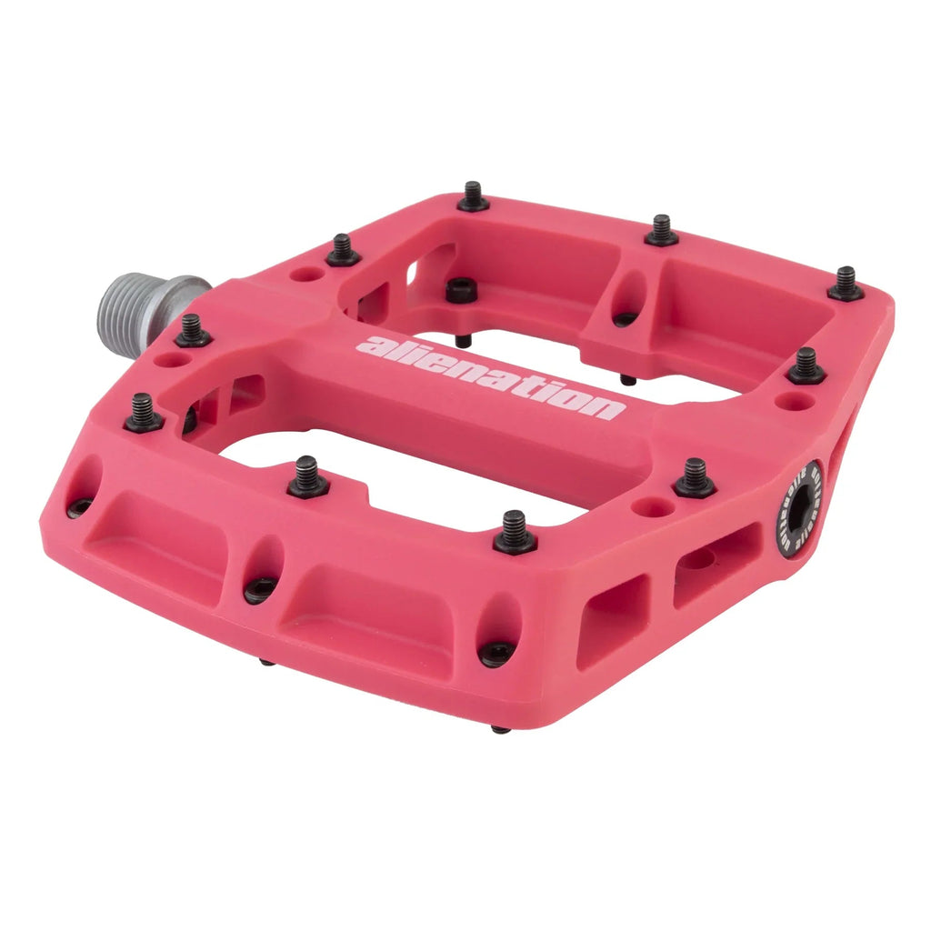 Alienation Foothold Pedals - Pink - UrbanCycling.com