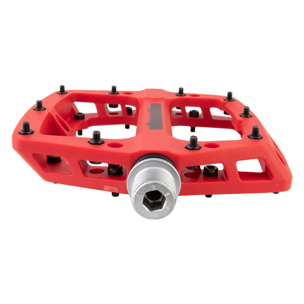 Alienation Foothold Pedals - Red - UrbanCycling.com
