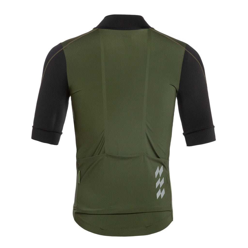 Alitios Men's Army Green/Black Vertos Jersey - UrbanCycling.com