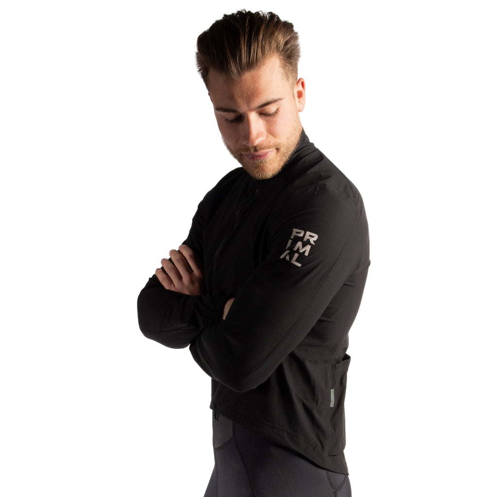 Alitios Men's Black Etheros Rain Jacket - UrbanCycling.com