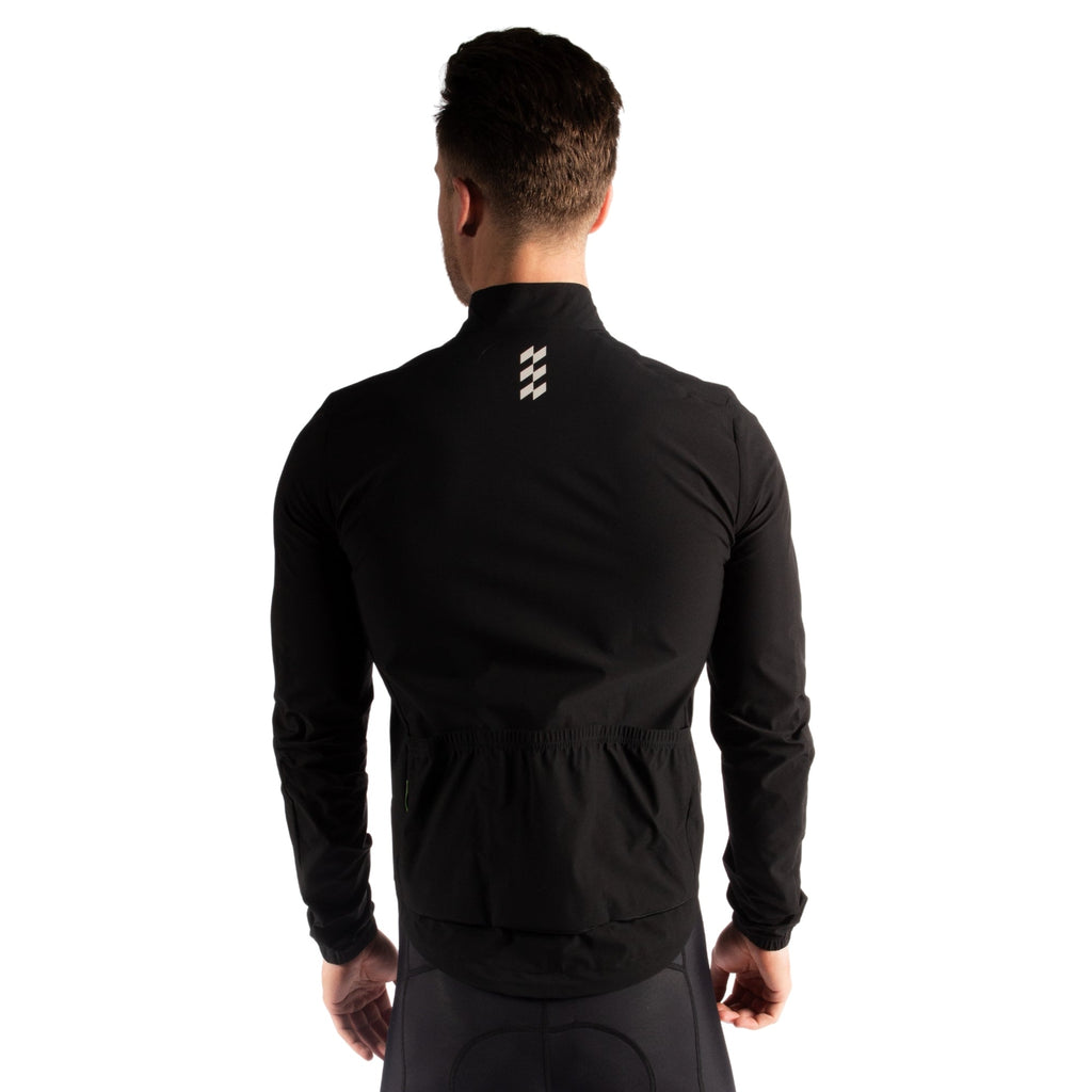 Alitios Men's Black Etheros Rain Jacket - UrbanCycling.com