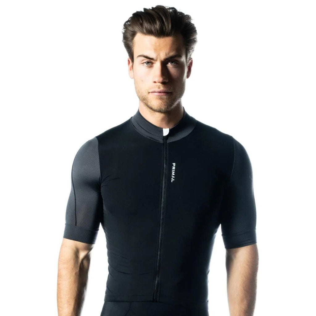 Alitios Men's Black/Gray Vertos Jersey - UrbanCycling.com