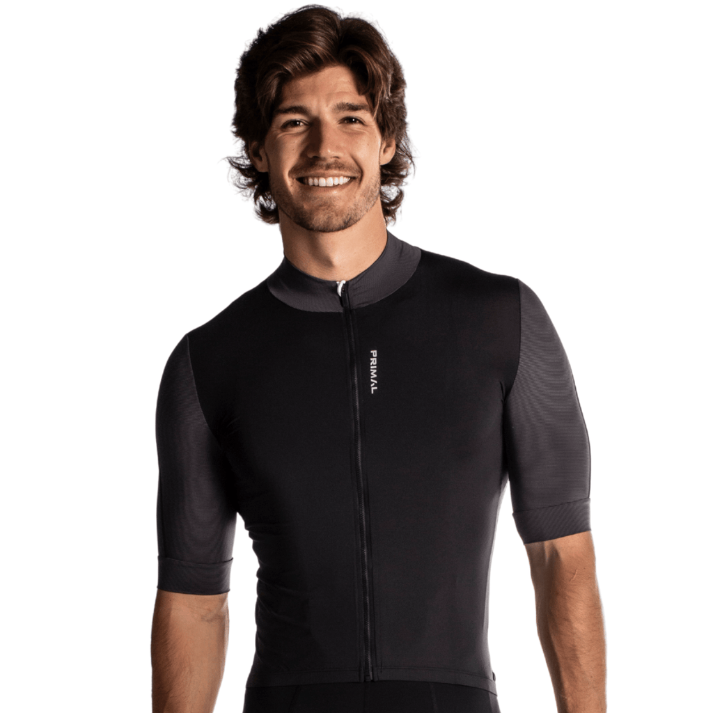 Alitios Men's Black/Gray Vertos Jersey - UrbanCycling.com